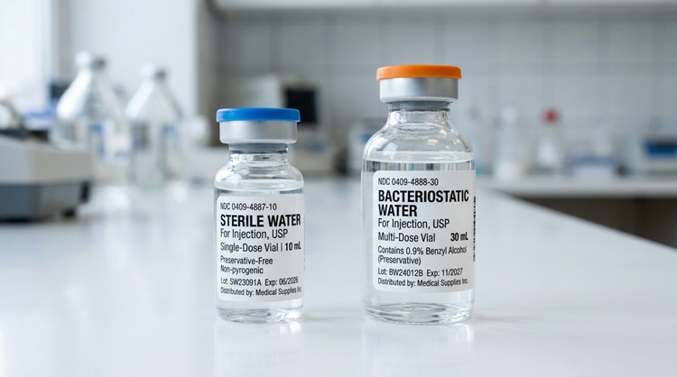The Key Differences Between Sterile Water and Bacteriostatic Water